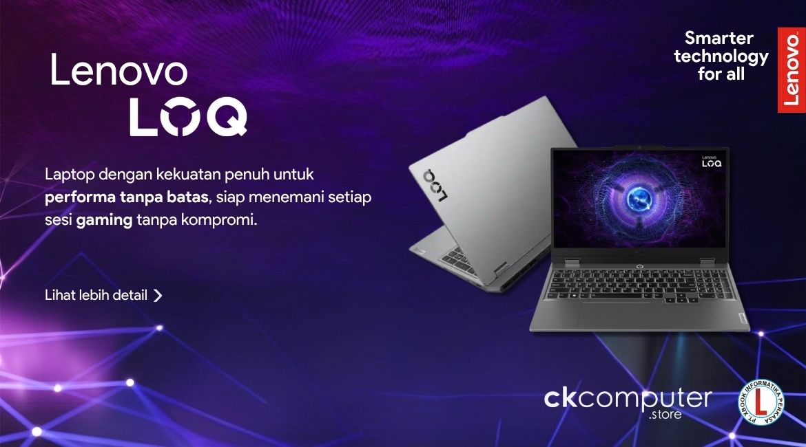Log Gaming Lenovo Laptop oleh CK Computer, Mitra Resmi Lenovo di Bali